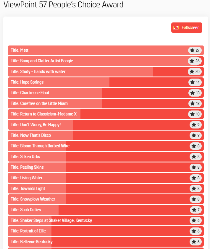 ViewPoint 57 People's Choice Award is to "Matt" by Marianna Briner